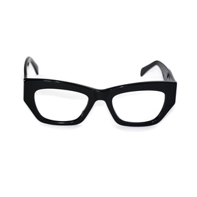 Óculos Clip-On RH LUXO® Cat-Eye Quadrado Preto