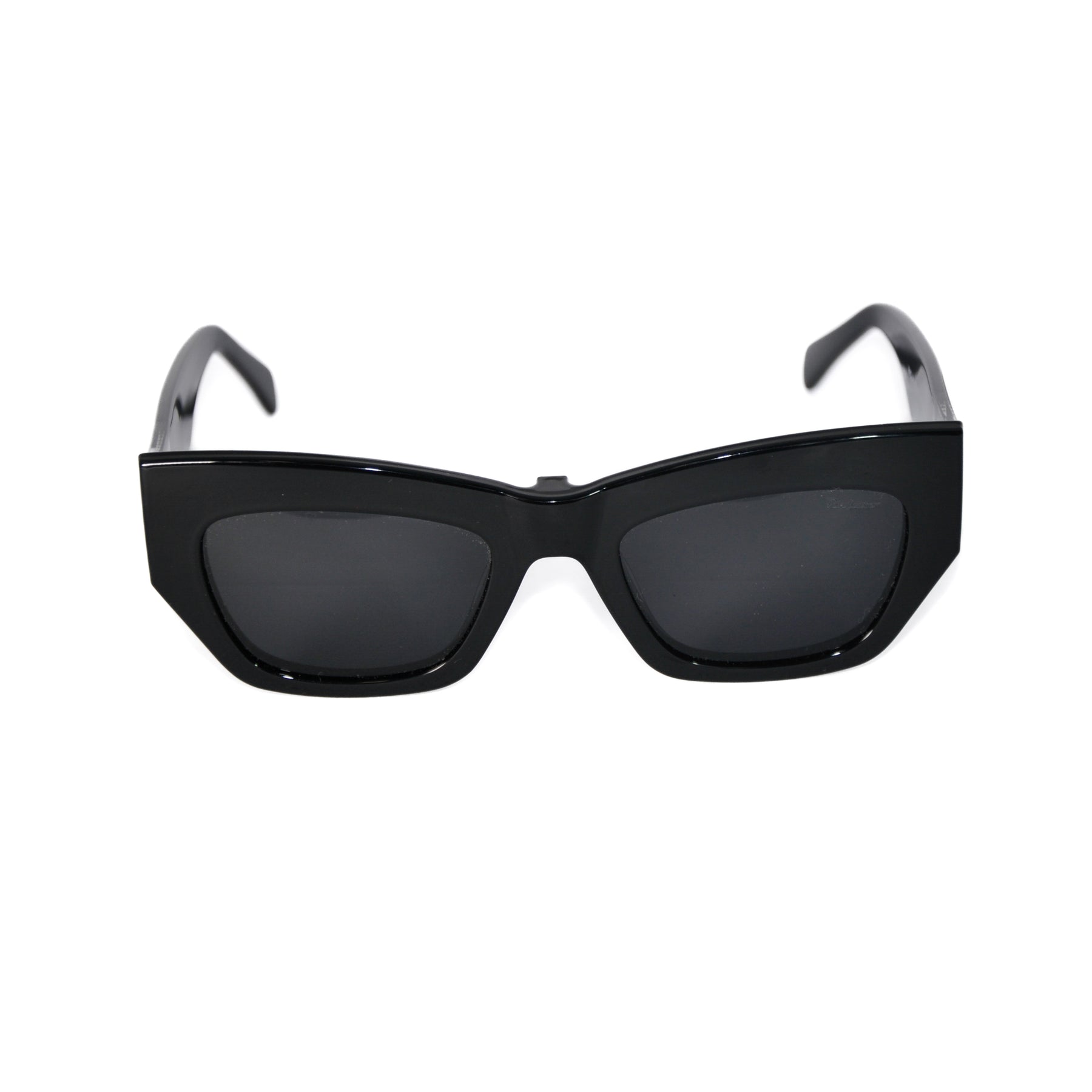 Óculos Clip-On RH LUXO® Cat-Eye Quadrado Preto