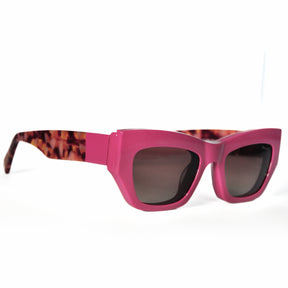 Óculos Clip-On RH LUXO® Cat-Eye Quadrado Rosa